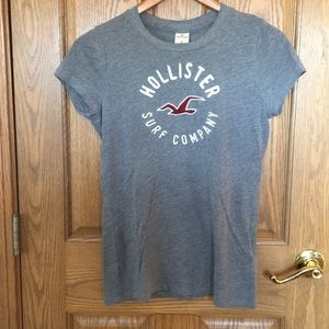 Hollister gray short sleeve top.
